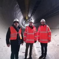 tunel średnicowy, Łódź, Bresch Arnold, wizyta techniczna