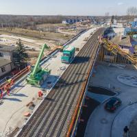 2022-03-11 Wiosną wiadukt nad torami w Skierniewicach zwiększy bezpieczeństwo