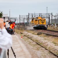 2023-06-14 SUV zmiażdżony przez pociąg! Symulacja zderzenia ku przestrodze kierowców