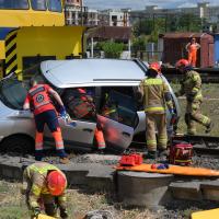 Symulacja zderzenia - foto