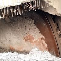 Łódź, TBM, tarcza, Katarzyna, drążenie tunelu kolejowego, prace ciężkiego sprzętu