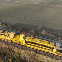 PUN, maszyna, LK204, prace na stacji kolejowej