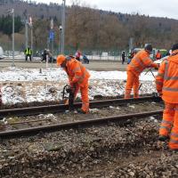 2022-03-03 PLK przygotowały kolejowe połączenie do przejścia granicznego w Krościenku