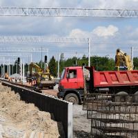 peron, E20, wiata, Łódź Kaliska, tor, prace budowlane, nowa infrastruktura