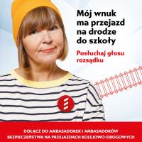 Materiały promocyjne kampanii "Bezpieczny Przejazd" - "Posłuchaj głosu rozsądku" - etap III