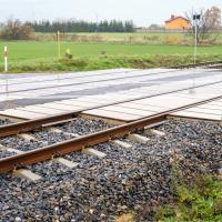 przejazd kolejowo-drogowy, POIiŚ 2014-2020, wielkopolskie, Gołańcz, modernizacja przejazdu