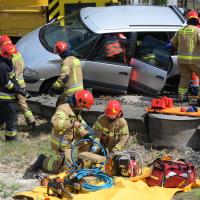 Symulacja zderzenia - foto