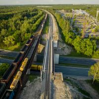 2022-06-17 Wiadukt nad drogą ekspresową S1 w Sosnowcu