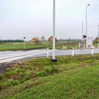 przejazd kolejowo-drogowy, POIiŚ 2014-2020, wielkopolskie, Gołańcz, modernizacja przejazdu