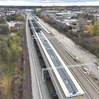 stacja, LK62, Olkusz, nowe przejście podziemne, nowa winda, nowy peron