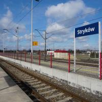 peron, Łódzki Węzeł Kolejowy, nowa infrastruktura, Stryków