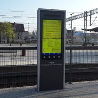 rozkład jazdy, Zielona Góra, infokiosk, Warszawa Gdańska, Częstochowa Stradom, Jelenia Góra, wyświetlacz informacyjny