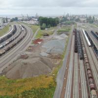 pociąg towarowy, przewóz towarów, Port Gdynia, nowa infrastruktura