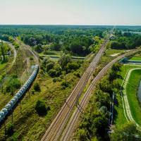 E75, Rail Baltica, Białystok, CEF, Czyżew, wiadukt kolejowy