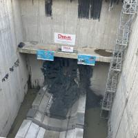 TBM, tarcza, przystanek, Faustyna, drążenie tunelu kolejowego, Łódź Koziny, tunel w Łodzi