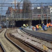 Gdańsk Główny, Przedsiębiorstwo Usług Technicznych Intercor, budowa peronu, przebudowa peronu, modernizacja stacji