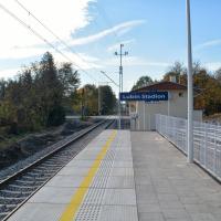 Lubin Stadion, nowa infrastruktura pasażerska, nowy tor