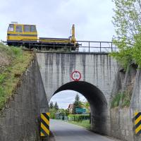 2025-05-09 Ze Studnisk pociągiem do Zgorzelca i Lubania - postępy w budowie nowego przystanku