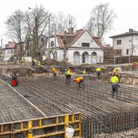 2023 -03 -04 W Sulejówku jest już gotowa konstrukcja tunelu pod torami