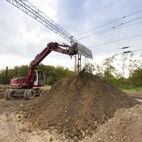 2020-09 Chełmek, wiadukt kolejowy nad ul. Zbożową