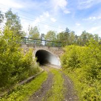 2019-10 Gorzów Chrzanowski, wiadukt kolejowy nad ul. Podkomorską