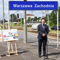 Warszawa Zachodnia, warszawski węzeł kolejowy, warszawska linia średnicowa, przebudowa peronu, Budimex