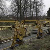 2018-11-29 Widać pierwsze perony i nowe tory na linii Szczytno – Ełk