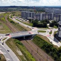 nowy przystanek, nowa infrastruktura, widok z lotu ptaka, Kraków Piastów