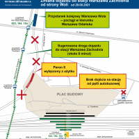 2021-08-24 Warszawa Zachodnia – zmiany w komunikacji, szerszy zakres prac  [FOTOGALERIA]