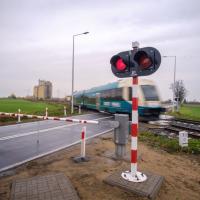 przejazd kolejowo-drogowy, POIiŚ 2014-2020, wielkopolskie, Gołańcz, modernizacja przejazdu