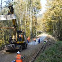 2019-11 Układanie podkładów betonowych