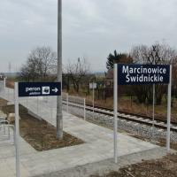 peron, LK285, nowa infrastruktura, przystanek, powrót pociagów, Marcinowice Świdnickie