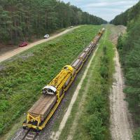 Radzice, Tomaszów Mazowiecki, PUN, maszyna, LK22, prace utrzymaniowe