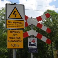 bezpieczeństwo, krzyż św. Andrzeja, Józefów, przejście pieszo-rowerowe