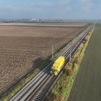 PUN, maszyna, LK204, prace na stacji kolejowej