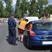 bezpieczny przejazd, bezpieczeństwo, bezpieczny piątek, akcja informacyjna, akcja ulotkowa, koordynator, przejazd kolejowo-drogowy, kierowca