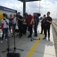 media, rozkład jazdy, nowy przystanek, Rzeszów Zachodni, briefing prasowy, gablota