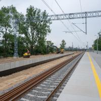 2018-06-27 Widać postęp prac na modernizowanej linii kolejowej Siedlce - Terespol