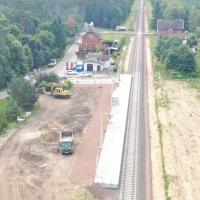 nowa infrastruktura, LK211, nowy peron, Popławki