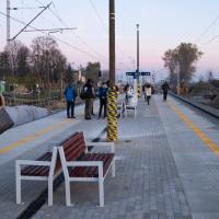 peron, stacja, POIiŚ 2014-2020, LK8, Chynów, infrastruktura pasażerska, nowa infrastruktura, zmodernizowany peron