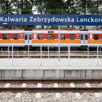 peron, POIiŚ 2014-2020, Małopolska, LK97, Kalwaria Zebrzydowska, Kalwaria Zebrzydowska Lanckorona, kolejowa zakopianka