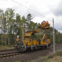 Zgorzelec, elektryfikacja, Węgliniec, LK274, pociąg sieciowy, tor, nowa sieć trakcyjna, LK278