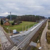 LK59, nowa infrastruktura pasażerska, nowy peron, Mierzęcin