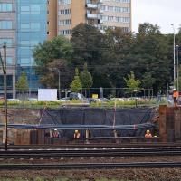 warszawska linia średnicowa, Warszawa Główna, nowa kładka, nowa infrastruktura, nowy wiadukt kolejowy