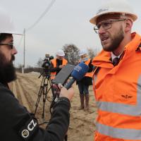 E75, Rail Baltica, CEF, Małkinia, briefing prasowy