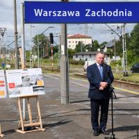 Warszawa Zachodnia, warszawski węzeł kolejowy, warszawska linia średnicowa, przebudowa peronu, Budimex