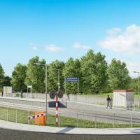 wizualizacja, LK356, przystanek, Wągrowiec Południowy