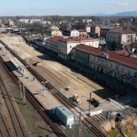 CEF, śląskie, modernizacja stacji, maszyna, Czechowice-Dziedzice, nowy  most, Zabrzeg, Goczałkowice-Zdrój