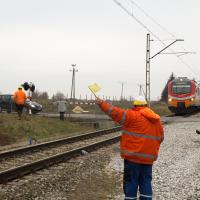 2018-11 Piekoszów montaz rozjazdu