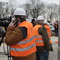 E75, Rail Baltica, CEF, Małkinia, briefing prasowy